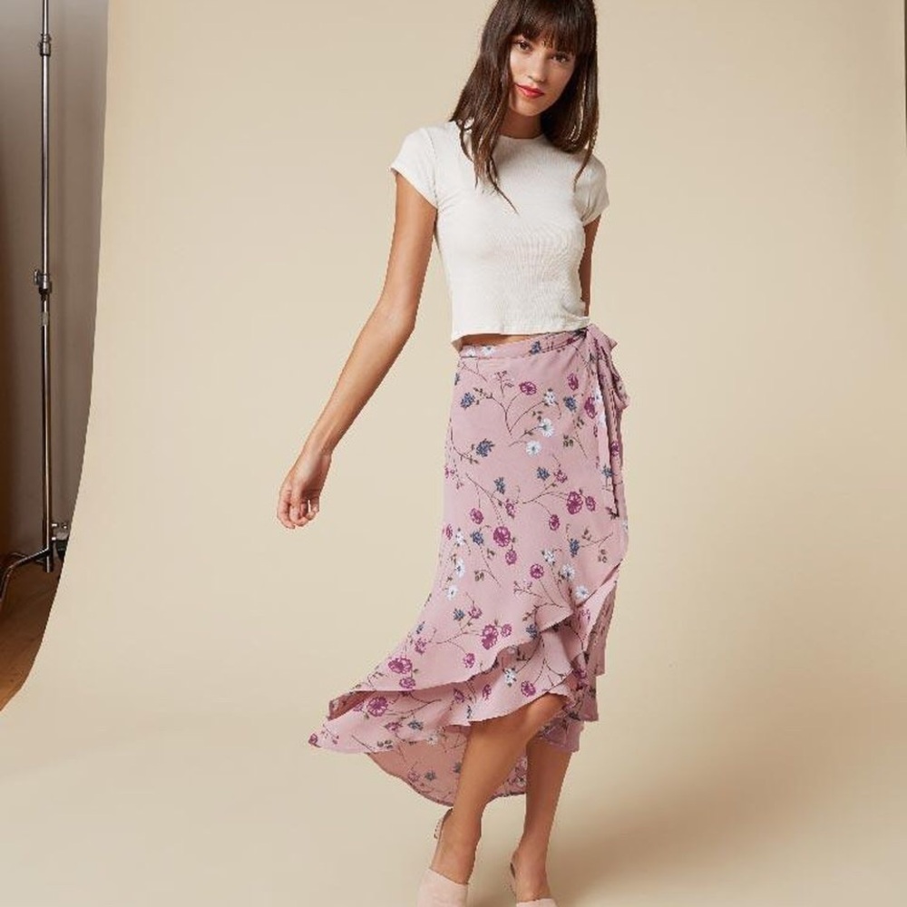 Reformation Saddie Skirt